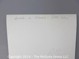 Photographic Story of RFK's U.S. Department of Justice Criminal Prosecution of Jimmy Hoffa, circa 1960's.  Contains more than 75 large format B&W photos, credited to Arthur Rickerby, who chronicled the life of Walter Sheridan, special assistant to Robert F. Kennedy and head prosecuter in the case for a feature story by LIFE Magazine.  Other notables in the story were Jim Neal, Dave Vestal, Bill French.  James Riddle Hoffa was an American labor union leader who served as the President of the International Brotherhood of Teamsters union from 1957 until 1971. He vanished in late July 1975, at age 62.

 
 
