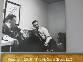 Photographic Story of RFK's U.S. Department of Justice Criminal Prosecution of Jimmy Hoffa, circa 1960's.  Contains more than 75 large format B&W photos, credited to Arthur Rickerby, who chronicled the life of Walter Sheridan, special assistant to Robert F. Kennedy and head prosecuter in the case for a feature story by LIFE Magazine.  Other notables in the story were Jim Neal, Dave Vestal, Bill French.  James Riddle Hoffa was an American labor union leader who served as the President of the International Brotherhood of Teamsters union from 1957 until 1971. He vanished in late July 1975, at age 62.

 
 
