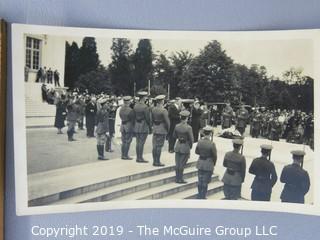 Collection of B&W Photos: LOOK AT ALL PHOTOS '20's 30's 40's. Military;Haig Scotch Co.; women in vintage swimsuits, dogs, vintage cars, etc. 