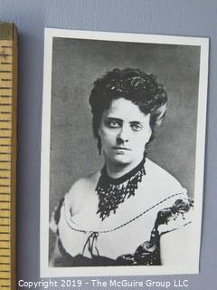 Scrapbook of 19th century actress, Fanny Janauschek