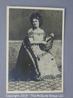 Scrapbook of 19th century actress, Fanny Janauschek