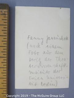 Scrapbook of 19th century actress, Fanny Janauschek