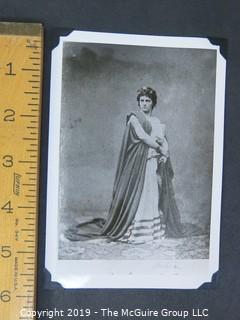 Scrapbook of 19th century actress, Fanny Janauschek