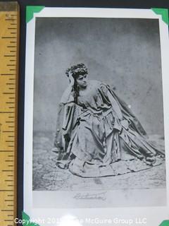 Scrapbook of 19th century actress, Fanny Janauschek