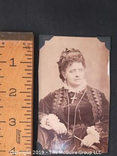 Scrapbook of 19th century actress, Fanny Janauschek