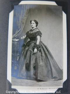 Scrapbook of 19th century actress, Fanny Janauschek