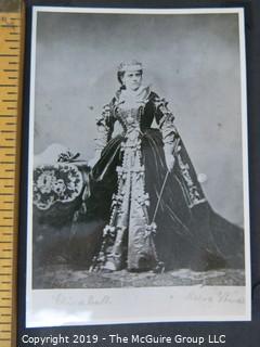 Scrapbook of 19th century actress, Fanny Janauschek