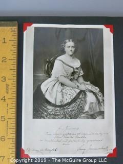 Scrapbook of 19th century actress, Fanny Janauschek