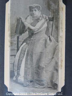 Scrapbook of 19th century actress, Fanny Janauschek