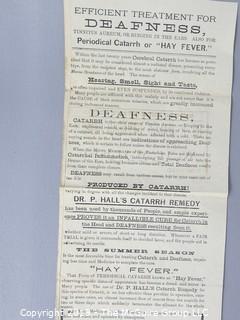 Collection of 19th c ephemera including merchant receipts 