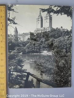 Collection of Large Format B + W Photos of New York City and Central Park taken by iconic photographer Arthur Rickerby