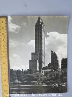 Collection of Large Format B + W Photos of New York City and Central Park taken by iconic photographer Arthur Rickerby