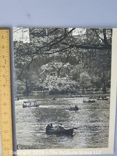 Collection of Large Format B + W Photos of New York City and Central Park taken by iconic photographer Arthur Rickerby