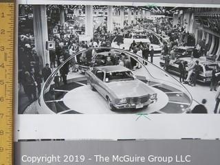 Collection of Large Format B + W Photos including 1971 Chicago Auto Fair