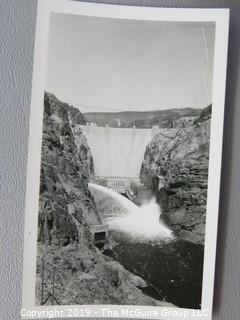 Collection of B&W photos including U.S. hydro energy projects 