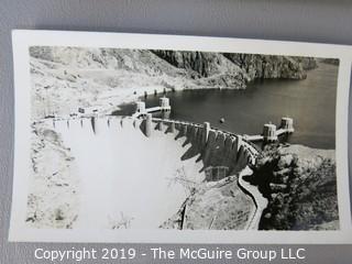 Collection of B&W photos including U.S. hydro energy projects 