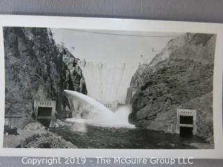 Collection of B&W photos including U.S. hydro energy projects 