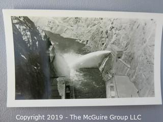 Collection of B&W photos including U.S. hydro energy projects 