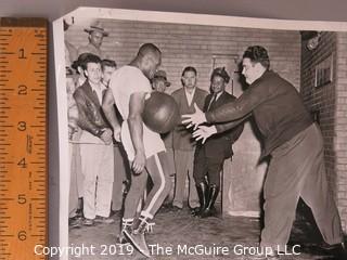 Collection of large format B&W boxing photos including Ken Norton