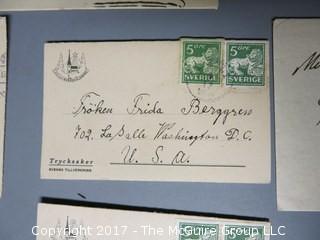 Collection of foreign postage stamped envelopes