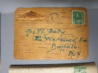 Collection of foreign postage stamped envelopes