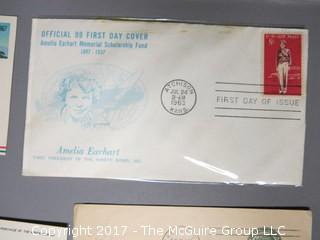 Collection of foreign postage stamped envelops