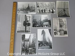 Collection of Large Format B&W photos of New York City circa 1960's and 70's