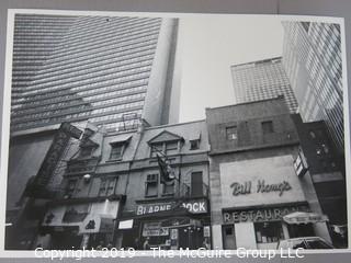 Collection of Large Format B&W photos of New York City circa 1960's and 70's