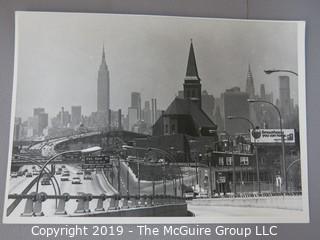 Collection of Large Format B&W photos of New York City circa 1960's and 70's