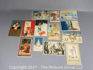 Collection of vintage postcards 