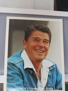 Large Format B&W photos of Ronald and Nancy Reagan, and other Presidential memorabilia