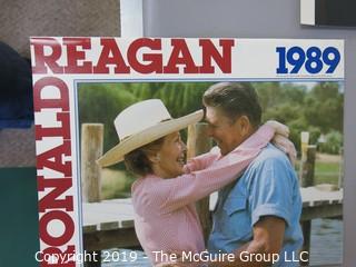 Large Format B&W photos of Ronald and Nancy Reagan, and other Presidential memorabilia