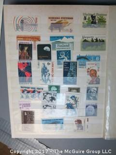 Collection of postage stamps