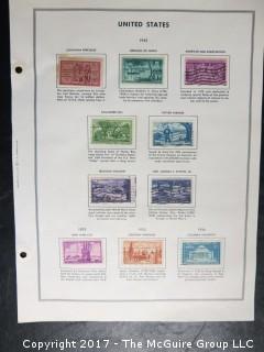 Collection of postage stamps