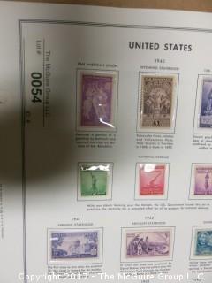 Collection of postage stamps