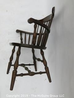 Windsor Arm Chair; 27W x 18D x 35T