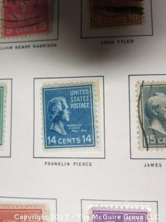 Collection of unsorted postage stamps