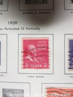 Collection of unsorted postage stamps