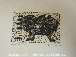 Inuit Art on Paper; 8 1/2 x 11"; titled and signed