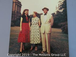 Large Format Color Photo of Journalist Joseph Alsop and Family