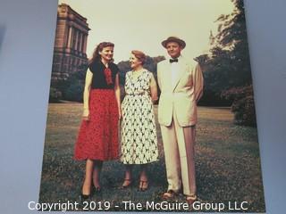 Large Format Color Photo of Journalist Joseph Alsop and Family