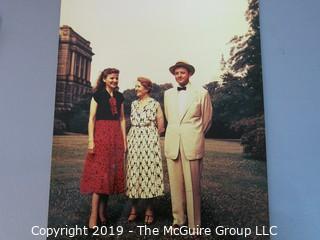 Large Format Color Photo of Journalist Joseph Alsop and Family