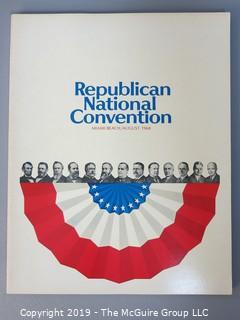 Republican National Convention Official Program; Miami Beach, 1968