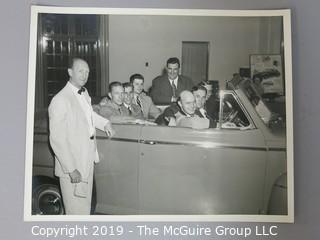 B&W photos of the Johnson-Jones Ford Dealership Staff. circa 1946