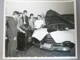 B&W photos of the Johnson-Jones Ford Dealership Staff. circa 1946