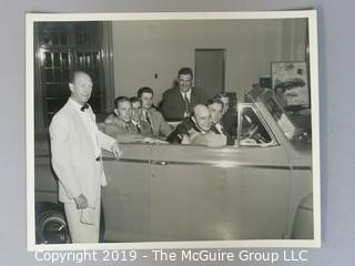 B&W photos of the Johnson-Jones Ford Dealership Staff. circa 1946