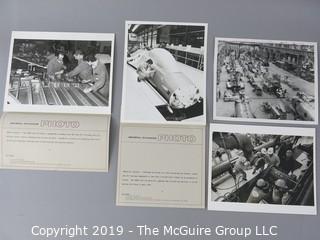 8 x 10" B&W photos including aircraft manufacturing by Boeing and General Dynamics 