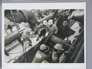 8 x 10" B&W photos including aircraft manufacturing by Boeing and General Dynamics 