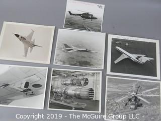 Collection of 8 x 10" B&W U.S. Military Aviation Photos including early version of Sea Stallion 