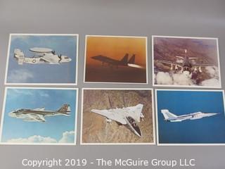 Collection of 8 x 10" Color Photos of Aircraft and Specs by McDonnell-Douglas and Grumman 